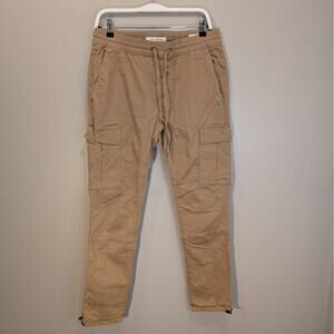 PacSun Cargo Jogger Pants Elastic Waist Drawstring Pockets Utility - Size M